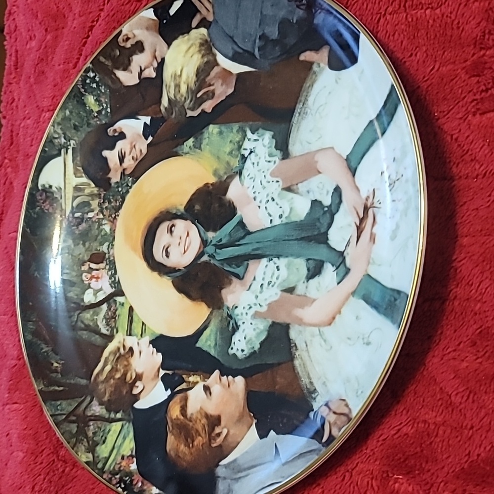 Scarlett And Her Suitors Gone With The Wind 1989 Collectible Plate 9”